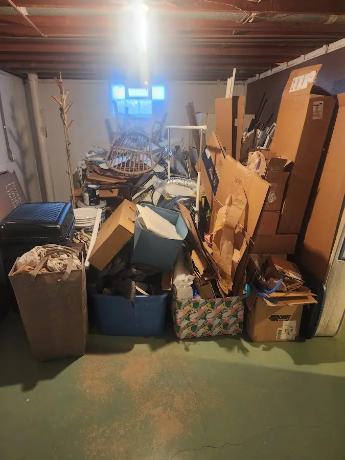 Roll-off dumpster container at job site for Yard Waste Dumpster Rental in Air Force Academy